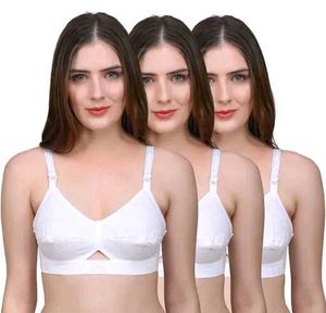 fancy women cotton bra pack of 3 pis