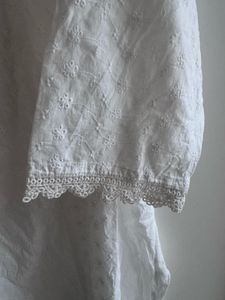 Diza by Westside Cut Work White Kurta