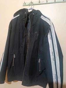 Stylish Black Windcheater