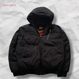 Black Hooded PufferJacket
