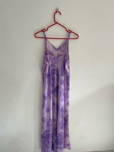 Floral One String Long Maxi Dress