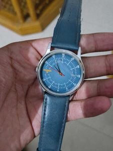Classic Blue Wristwatch