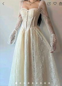 Elegant Lace Corset Dress