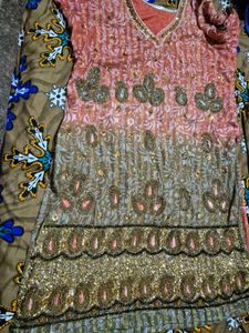 Combo Of Two Pretty Party Wear Diamond Kurtis