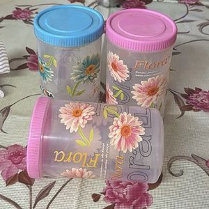 Set Of 3 1000ml Containers