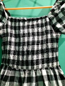 Urbanic Black And White Dress