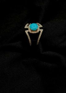 Turquoise Stone Ring 925 Silver