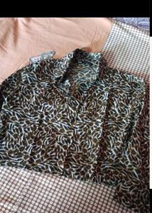 Zara Leopard Print Shirt For Women