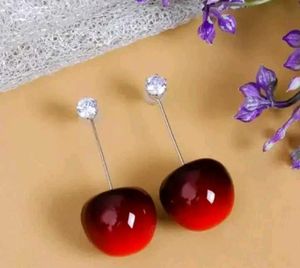 totally new not used Cherry Drop Earrings