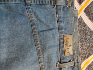 Distressed Denim Mini Skirt