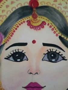 Cute Laxmi Maa Drawing