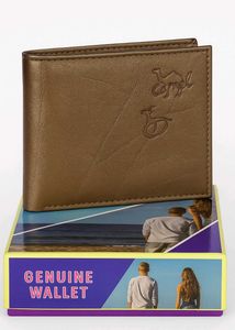 Mans Wellet Virgin Leather 2 Fold