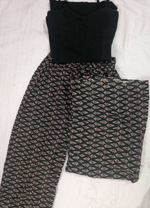 straight Wide leg pants