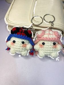 !!RESTOCK!! Cute Crochet Spiderman Keychain