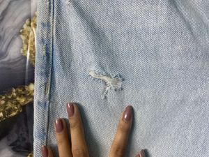 Light Wash Distressed Jeans