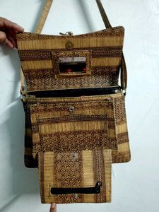 Pure Leather Sling Bag 🤎