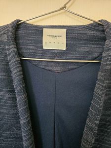 Vero Moda Navy Textured Blazer