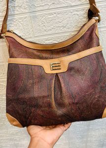 🇮🇹 ETRO Milano Imported Leather Bag
