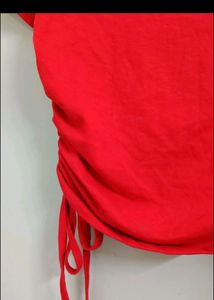 Drawstring Pullover Top