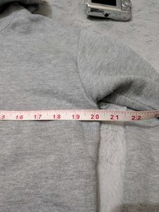 Converse cropped Grey Hoodie