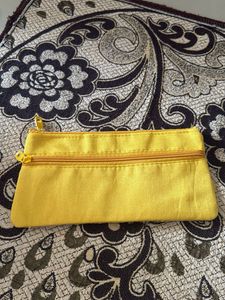 Floral Embroidered Pouch