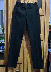 Black Formal Straight Leg Pants