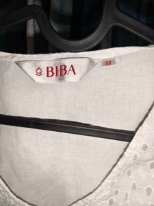 White Eyelet Tank Top Size Small - Medium