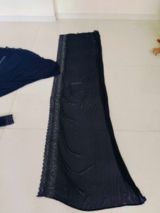 Elegant Ethnic Gown With Padded Bust,With Duppata