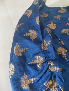 Navy Blue Beautiful Kurti