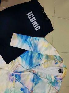 Iconic tshirt with coat 🧥!