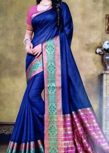 Elegant Blue Saree