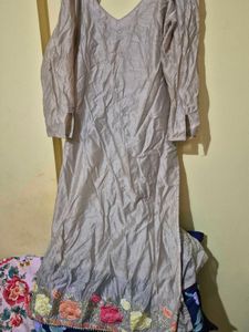 Embroidered  Kurti With Dupatta
