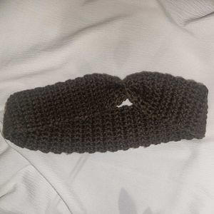 Brown Crochet Headband