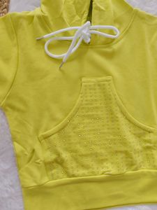 Cozy Kids Yellow Hoodie Set