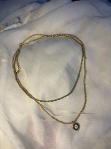 Evil Eye Layered Necklace