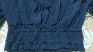 A Beautiful Navy Blue Crop Top