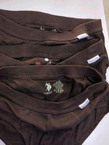 New Piece US Polo Basics Mens Brief Brown
