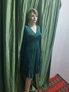 Green Glittery Dress