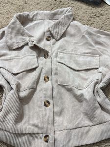 Corduroy Cropped Jacket