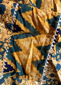 Indibelle Cotton Floral Print Straight Kurta