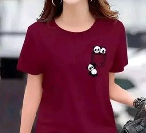 Women Printed Round Neck Short Sleeves