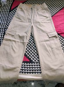 Beige Straight Fit jeans