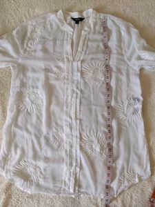 White Embroidered Tunic