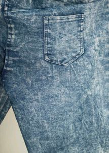 Stylish Denim Look Jeggings