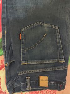 Men Navy Blue denim Jeans, Koutons Brand,Bootflare