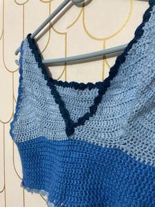 New Woollen Crop Top