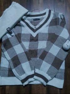 Korean Style V-Neck Sweater