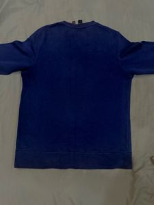 Adidas Blue Crew Neck Sweatshirt