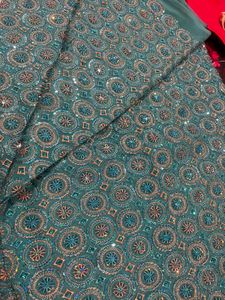 Chikankari Saree With Heavy Work