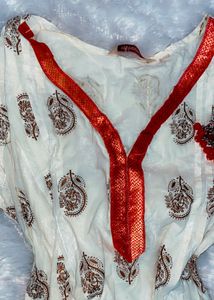 Paisley Print Anarkali kurti ❤️🌸